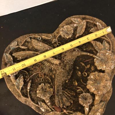 Garden Decor; Two Concrete, Heart is Resin -Lot 295