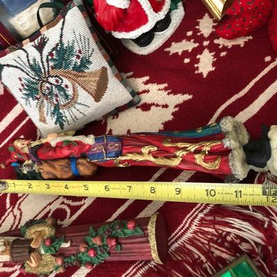 Large Holiday Lot- Lenox, Cross Stitch Wall Decor & Much More -Lot 296