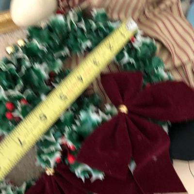 Large Holiday Lot- Lenox, Cross Stitch Wall Decor & Much More -Lot 296