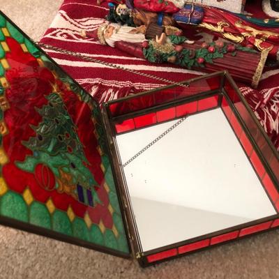 Large Holiday Lot- Lenox, Cross Stitch Wall Decor & Much More -Lot 296