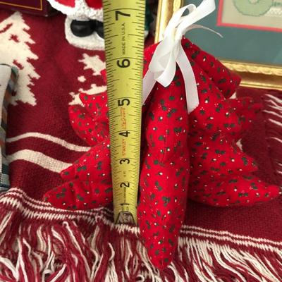 Large Holiday Lot- Lenox, Cross Stitch Wall Decor & Much More -Lot 296