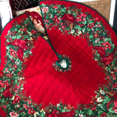 Large Holiday Lot- Lenox, Cross Stitch Wall Decor & Much More -Lot 296