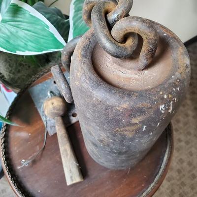 Antique Cast Iron Farmhouse Bell