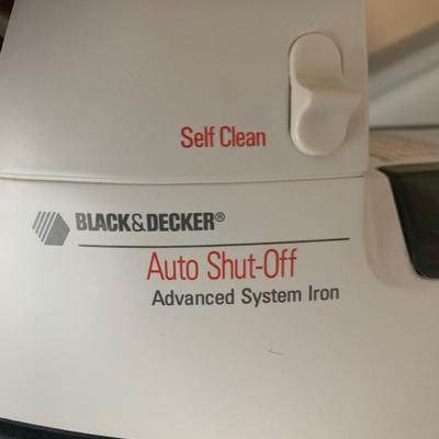 Black & Decker Auto Shut Off Iron