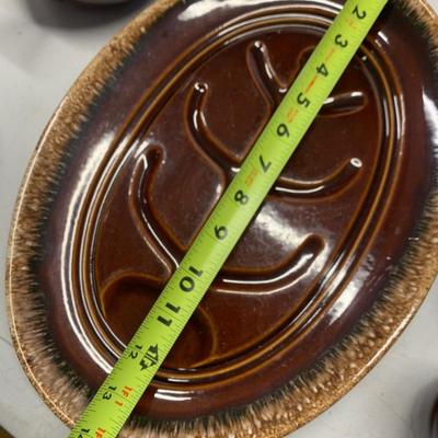 Huge Lot - Hull USA Pottery Drip Glaze Brown Oven Proof Cookery & Rare Pieces