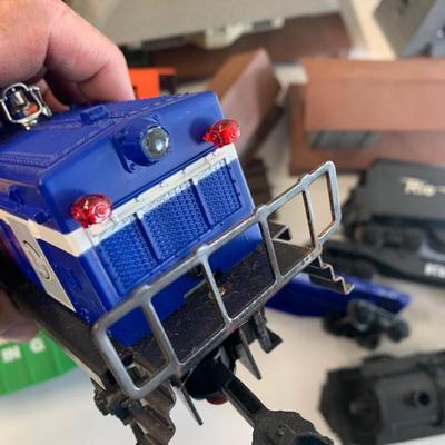 TWO Vintage LIONEL Trains Sets - Cars, Track, Layout Buildings, Transformers.