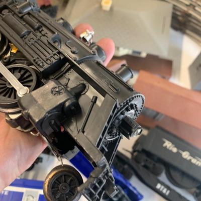TWO Vintage LIONEL Trains Sets - Cars, Track, Layout Buildings, Transformers.