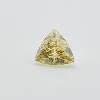BERYL ~ Trillion Cut ~ Greenish Yellow Gemstone ~ Natural