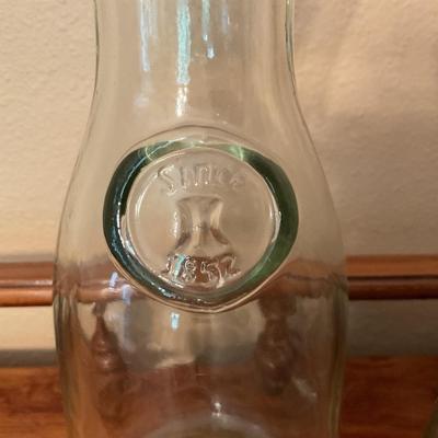Glass Pitcher with Four Glasses