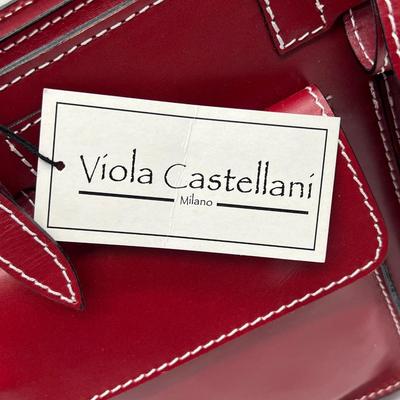 VIOLA CASTELLANI ~ Borse Donna ~ Genuine Leather Organizer ~ NWT