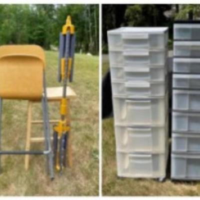Olympia Estate - Cabinets, Camping, Stools, Tools, Small Appliances