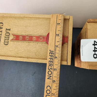 6 Lord Calvert 4/5 Quart Wooden Boxes