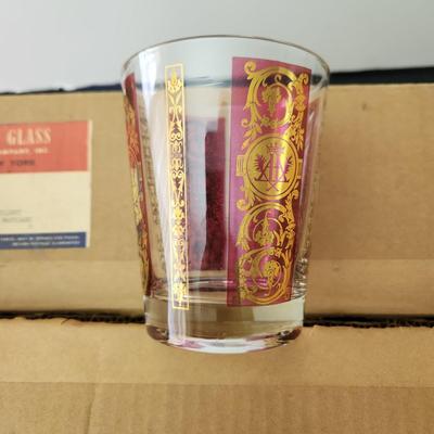 8 Mid Century Thatcher Glass 15oz Double Old Fashioned