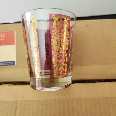 8 Mid Century Thatcher Glass 15oz Double Old Fashioned