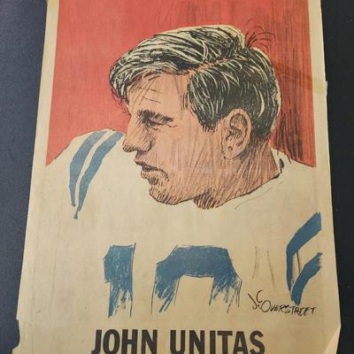 1971 Baltimore Colts Football  Players  Newspaper Portraits J.C. Overstreet