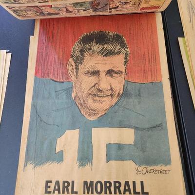 1971 Baltimore Colts Football  Players  Newspaper Portraits J.C. Overstreet