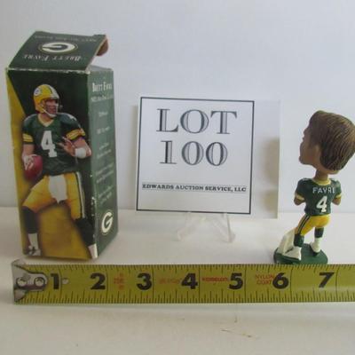 Older Brett Favre Small Bobble Head in Box