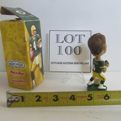 Older Brett Favre Small Bobble Head in Box