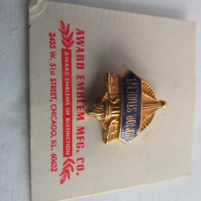 Lot of Hat and Lapel Pins, Honor Society, Victory, More