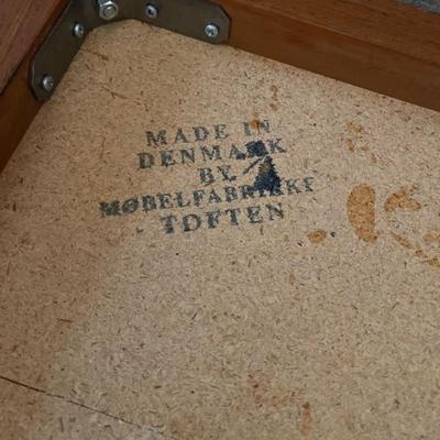 3 Vintage Mid Century Danish Modern Toften Mobelfabrik Teak Tile Top Nesting Tables (selling for $1,000=) Denmark