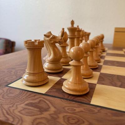 Beautiful Wooden Chess Board with box (MSRP: $250-330)