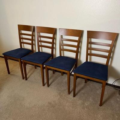 SA A. Sibau Italian Dining Chars - fabric seat (set of 4)