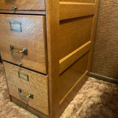 Gorgeous Oak Filing Cabinet