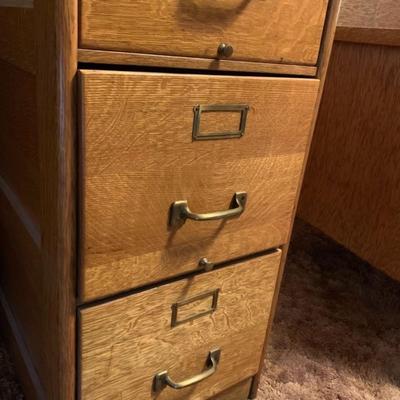 Gorgeous Oak Filing Cabinet