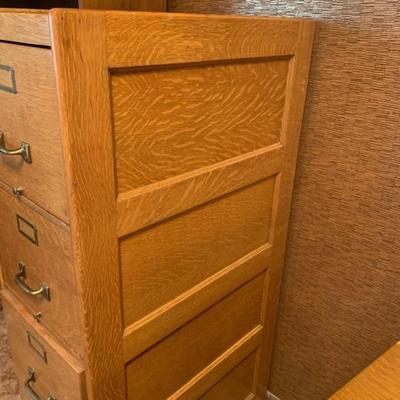 Gorgeous Oak Filing Cabinet