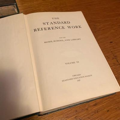 Antique Books The Standard Reference Work" Vol. 1-Vol. 10 collection