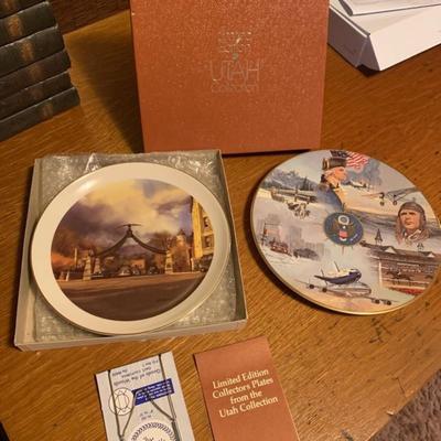 2 Utah Limited Edition Collector's Plates from the "Utah Collection" 1977 & 1985