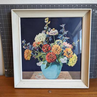 Framed Flower Print
