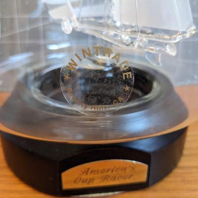 Wintrade America's Cup Racer Glass