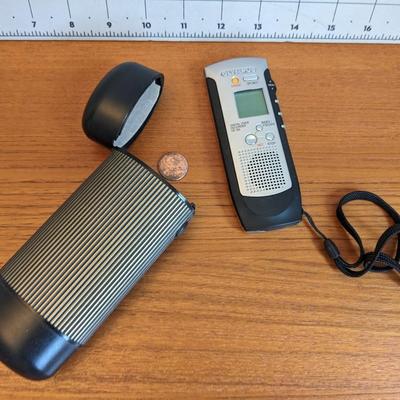 Olympus voice recorder & case