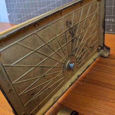 Vintage Equestrian Horse Head Brass Fireplace Tool Set