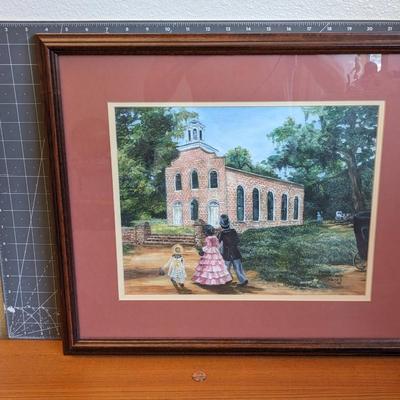 Framed print by Donna Kirkland Woods