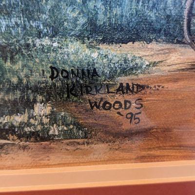 Framed print by Donna Kirkland Woods