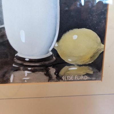 Framed Still Life print by Elyse Ford