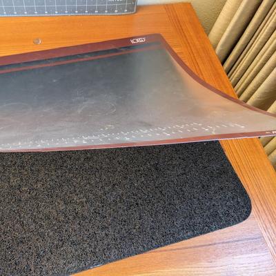 Artistic Logo Padded Desk Pad