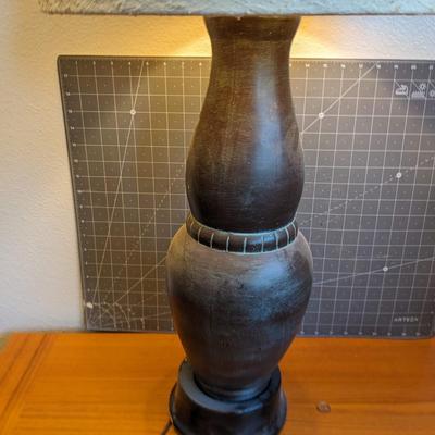 Large Vintage Lamp + Lampshade