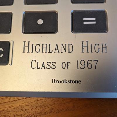 Brookerstone Calculator (LARGE) "Highland High Class of 1967"