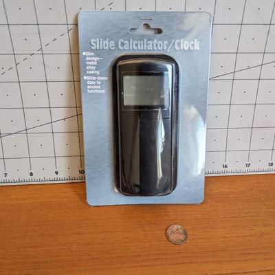 Slide Calculator Clock (new - unopned)