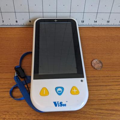 ViSee Portable Digital Reading Aid Magnifier 4.3" Monitor 10 Color Low Vision (missing components)