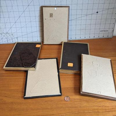 5 photo frames