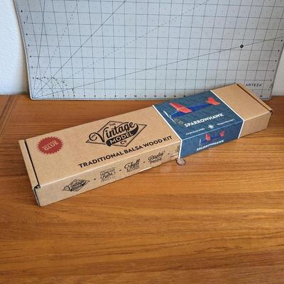 The Vintahe Model Co. Balsa Wood Kit - Sparrowhawk Flying Scale Model Kit