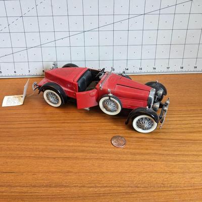 1928 Stutz Black Hawk Boatail Speedster Model Car - Franklin Mint Precision Models