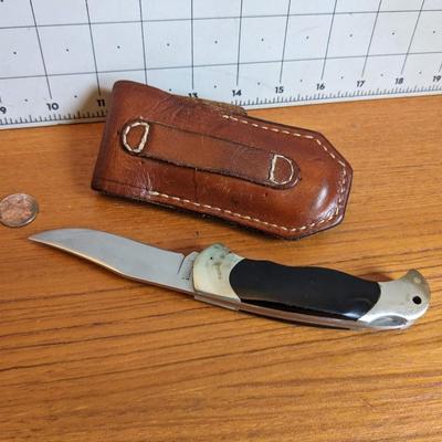 Boker Solingen Tree Brand Classic Knife + leather case - made in Germany