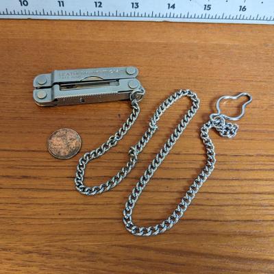 Leatherman mucra knife toolkit + chain