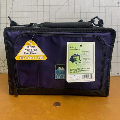 Arctic Zone Purple Lunch Bag Ice Pack Cooler