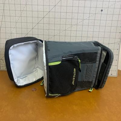 Arctic Zone grey black cooler lunch bag